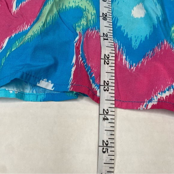 NWT Plus Size Pom Trip Crown & Ivy Top in Pink & Blue / 1X - Picture 10 of 10